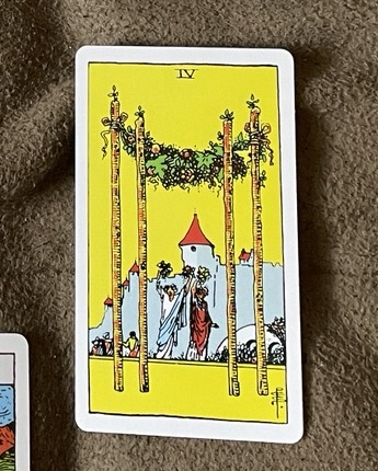 ⑥ ワンドの4|Four of Wands|正位置